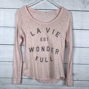 Sundry Pink La Vie Wonderful Burnout 2 Medium